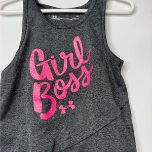 Under Armour Girl Boss Grey Tank Top
